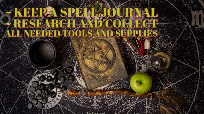 tips for creating spells and rituals